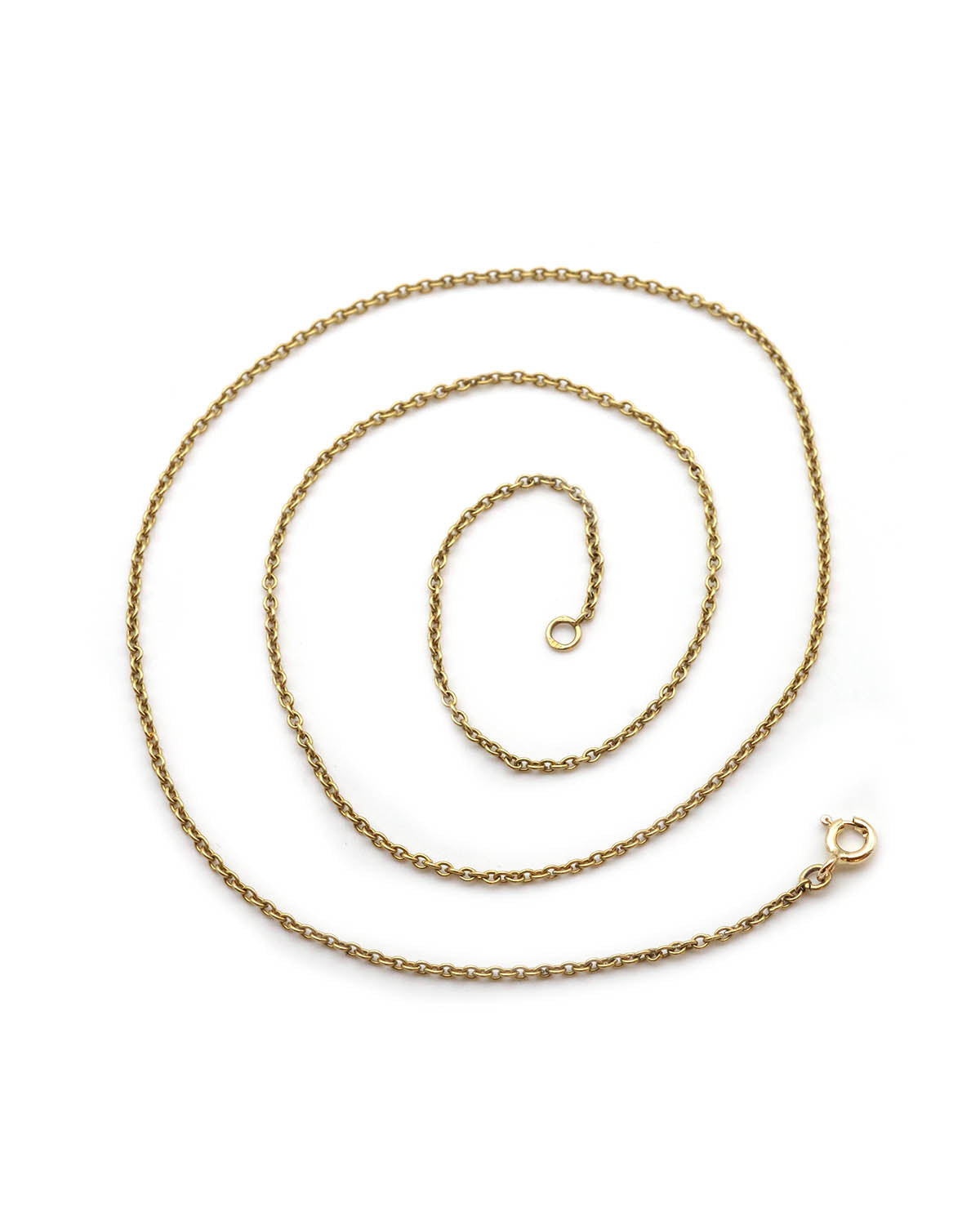 cable chain in gold