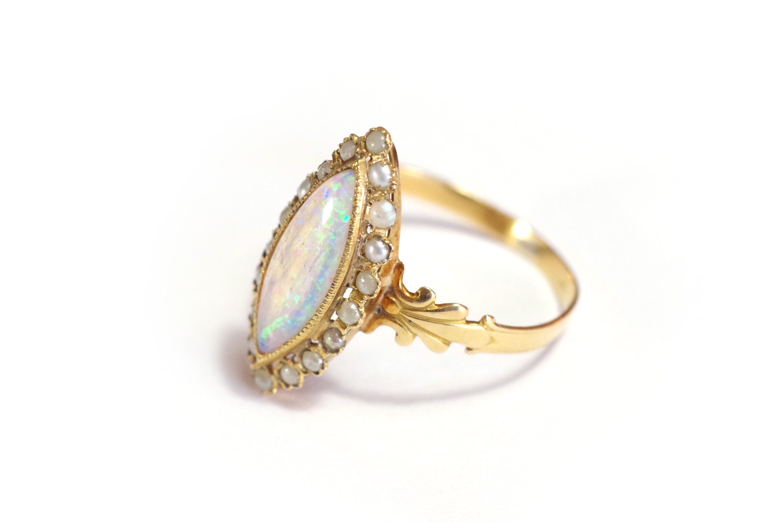 antique opal cluster ring antique jewellery