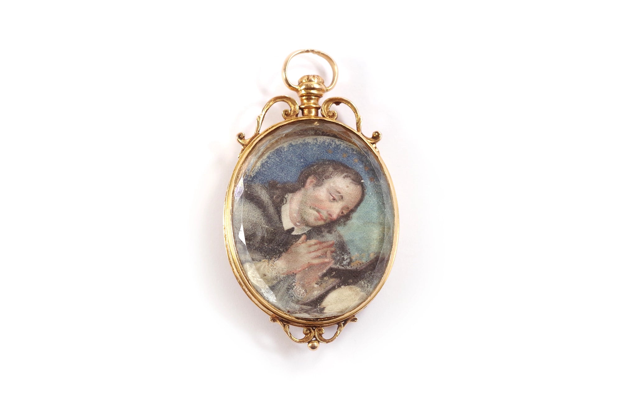 Pendentif reliquaire saint jérome