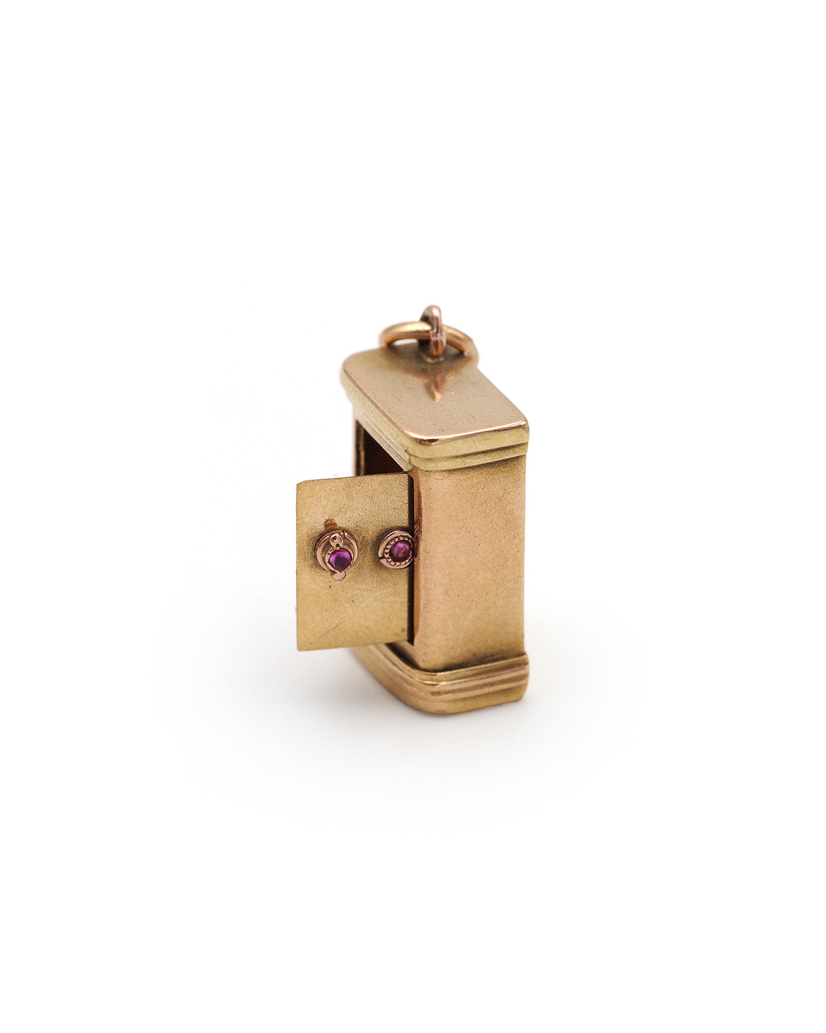 Antique secret charm with a rabbit