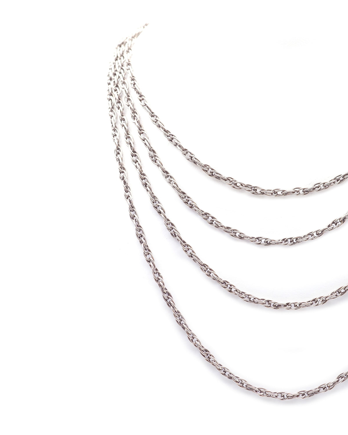 antique silver necklace chain