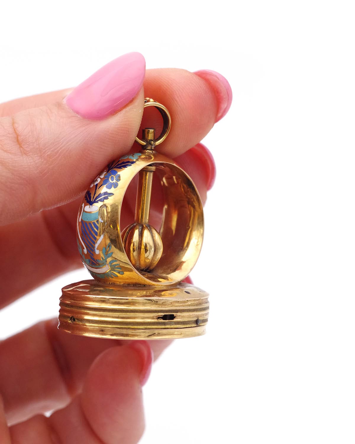 Pendentif cachet musical en or