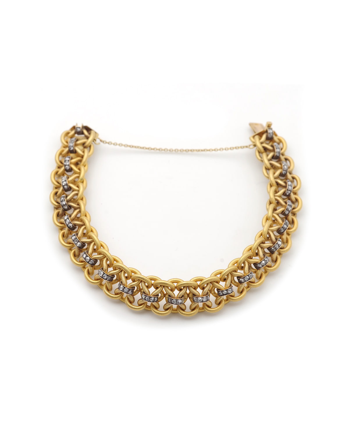 French victorian diamond bracelet