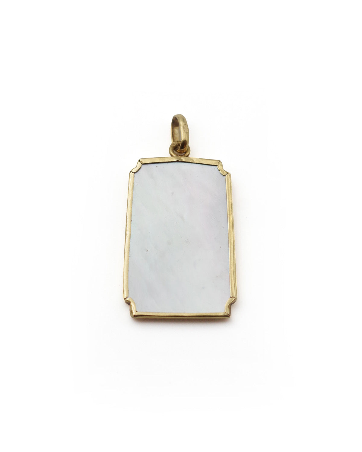 Art Deco holy virgin pendant