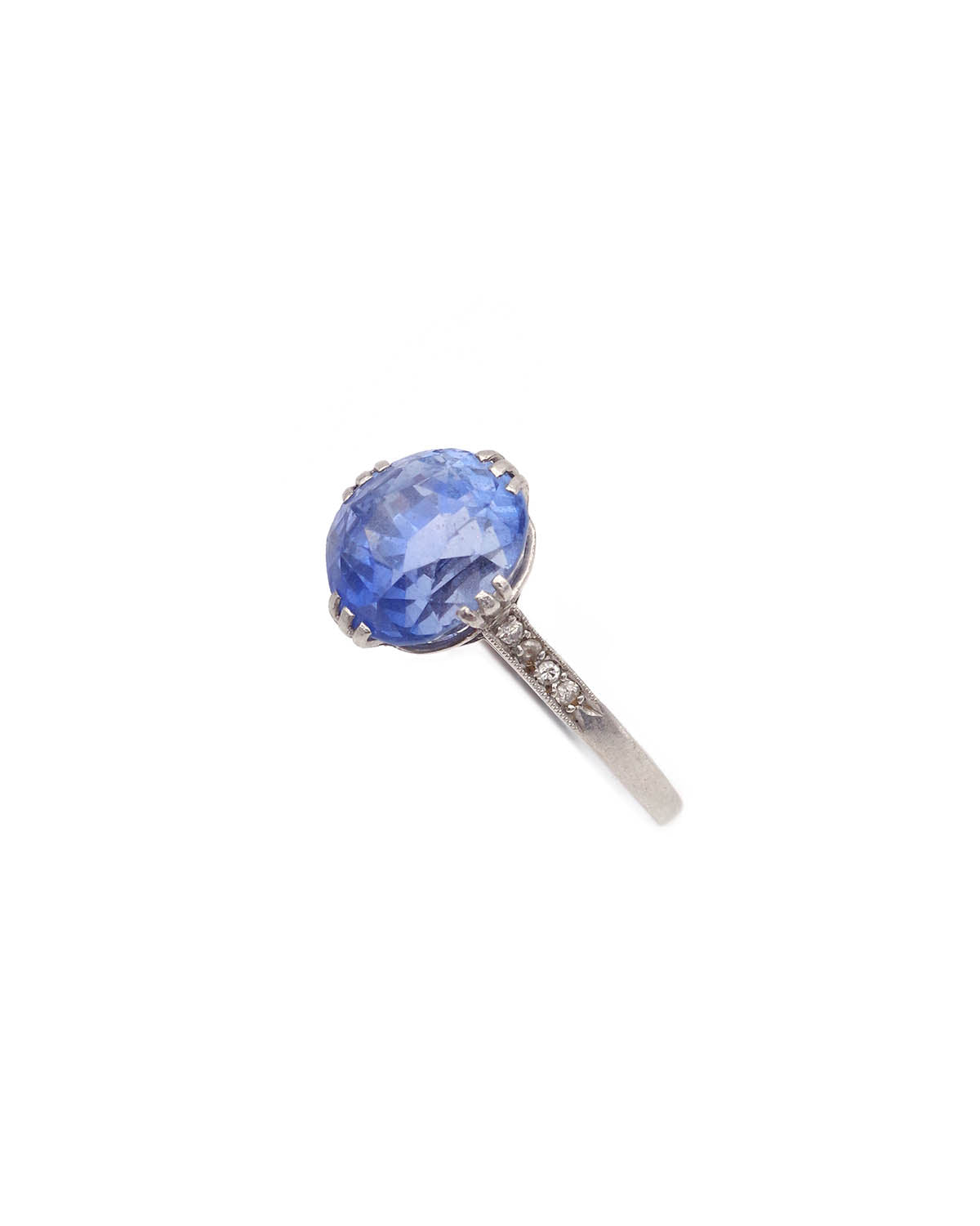 Art deco sapphire ring