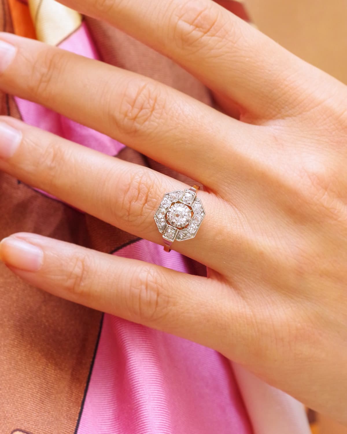 Bague art deco ancienne