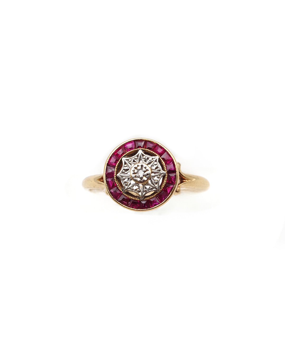 bague rubis art deco