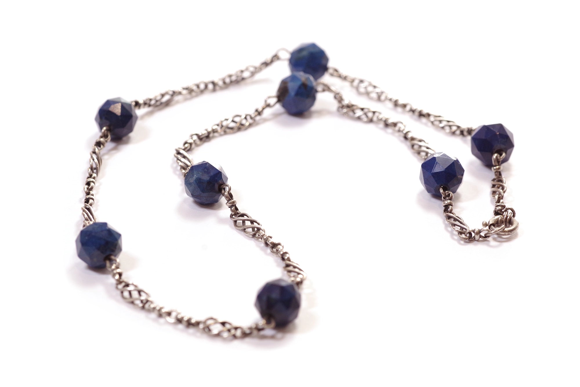 Collier Arts and Crafts lapis lazuli