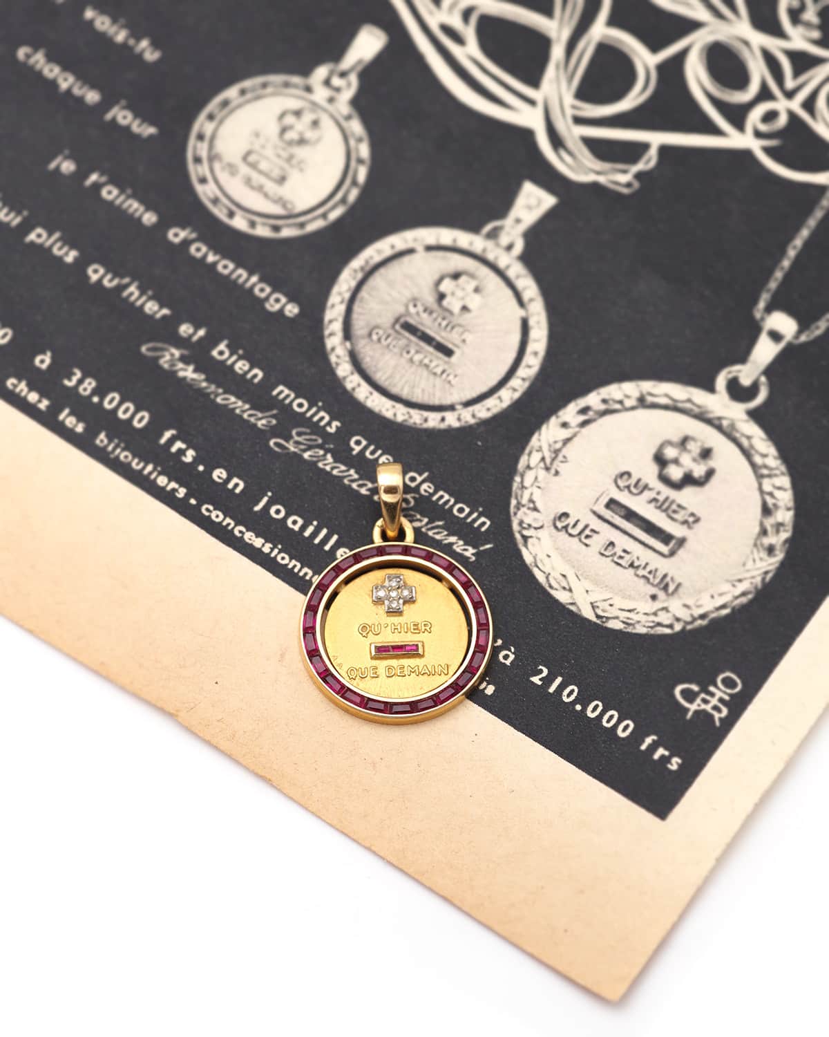 Modernist augis love medal 