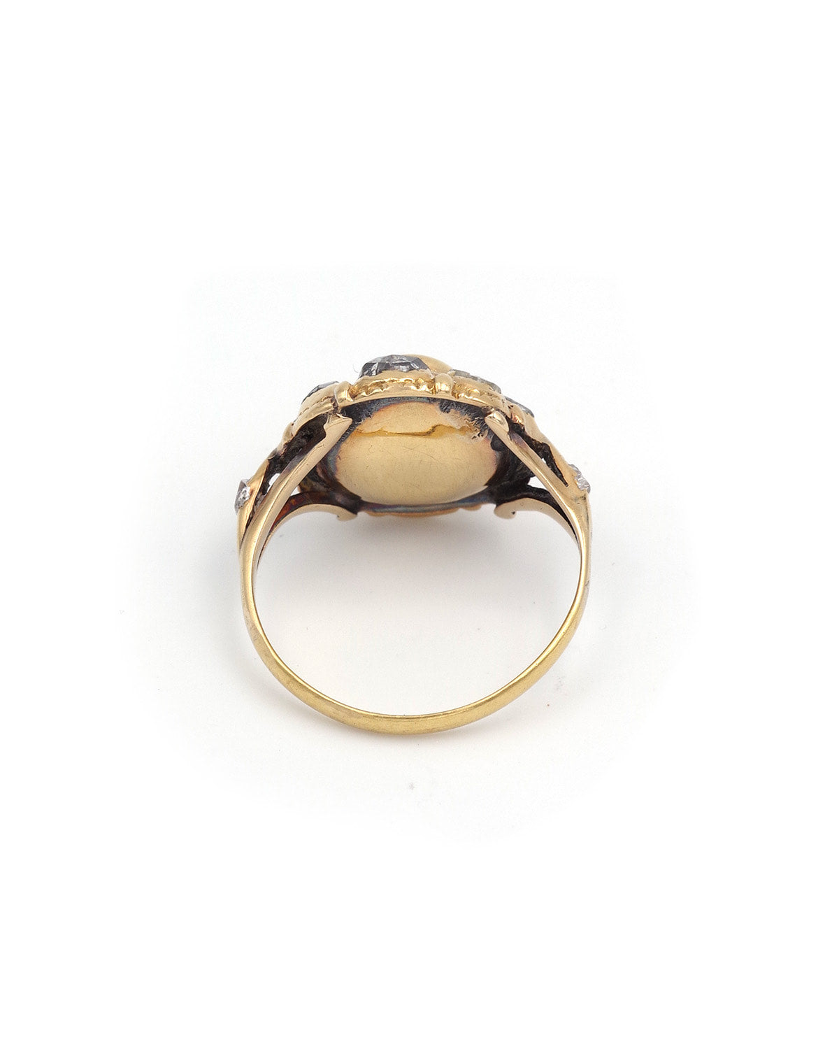 georgian iberian ring in gold