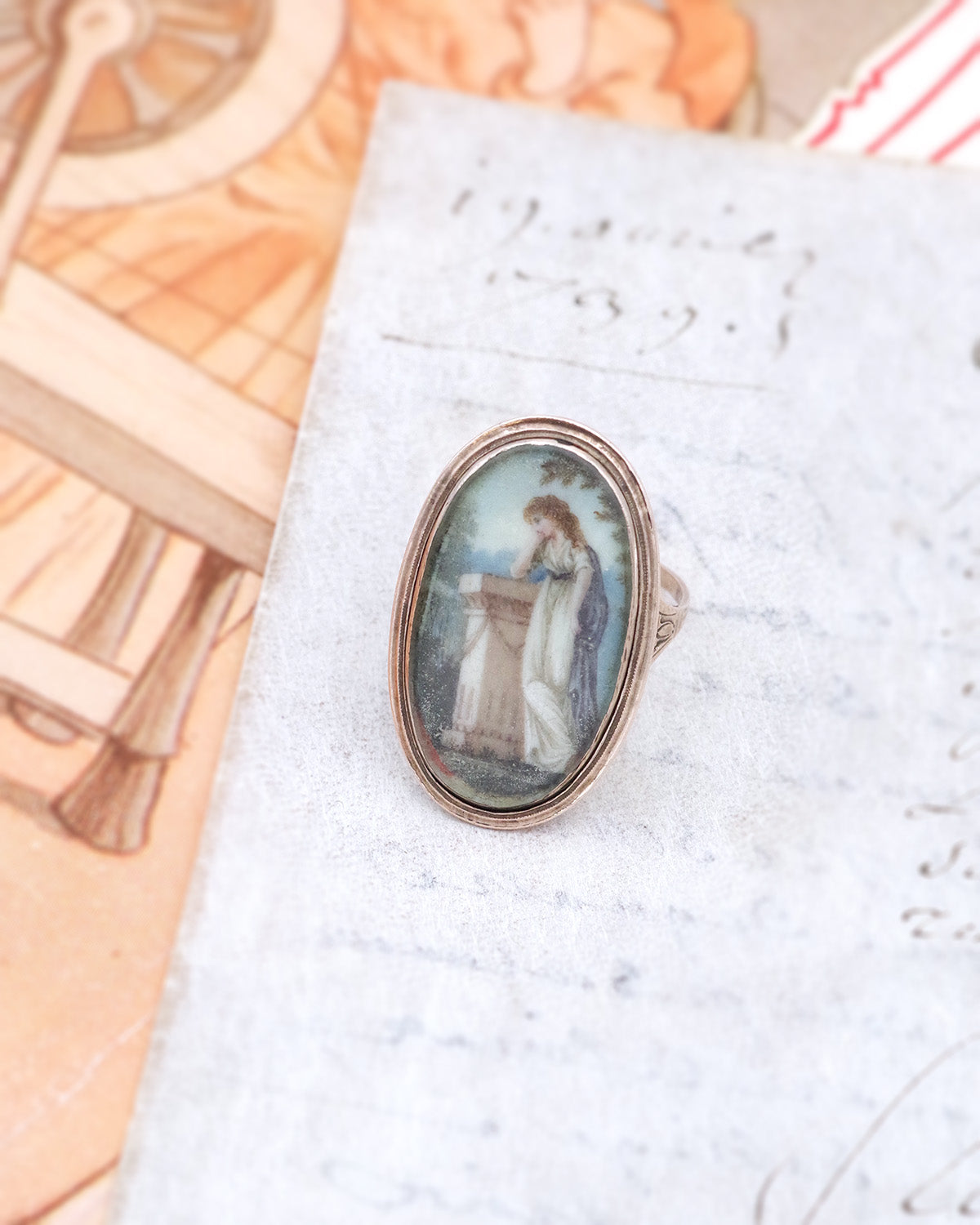 Bague 18e miniature