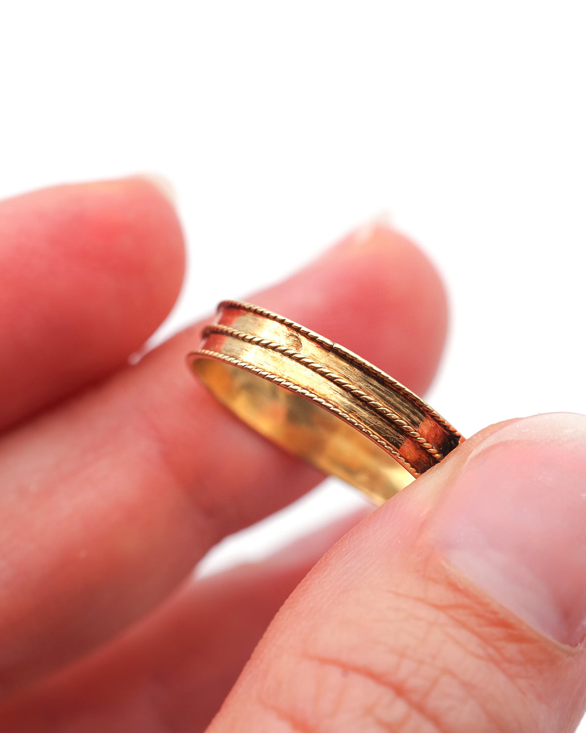 bague monograme ancienne