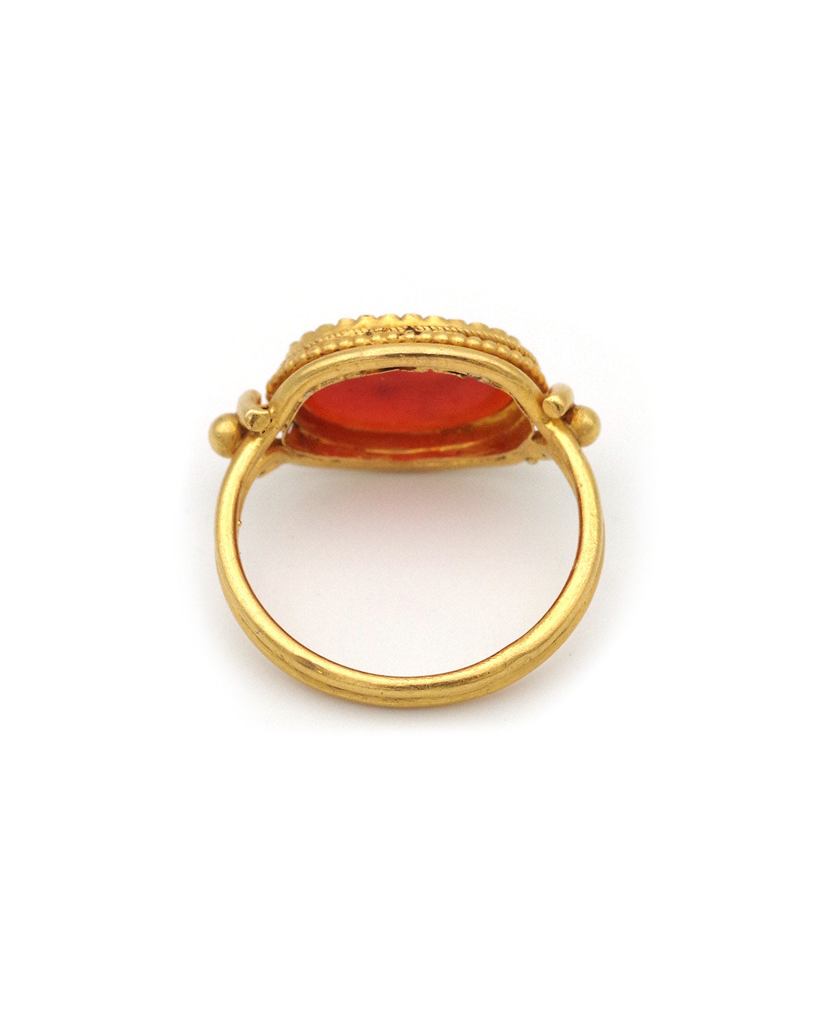 Intaglio 22k gold ring