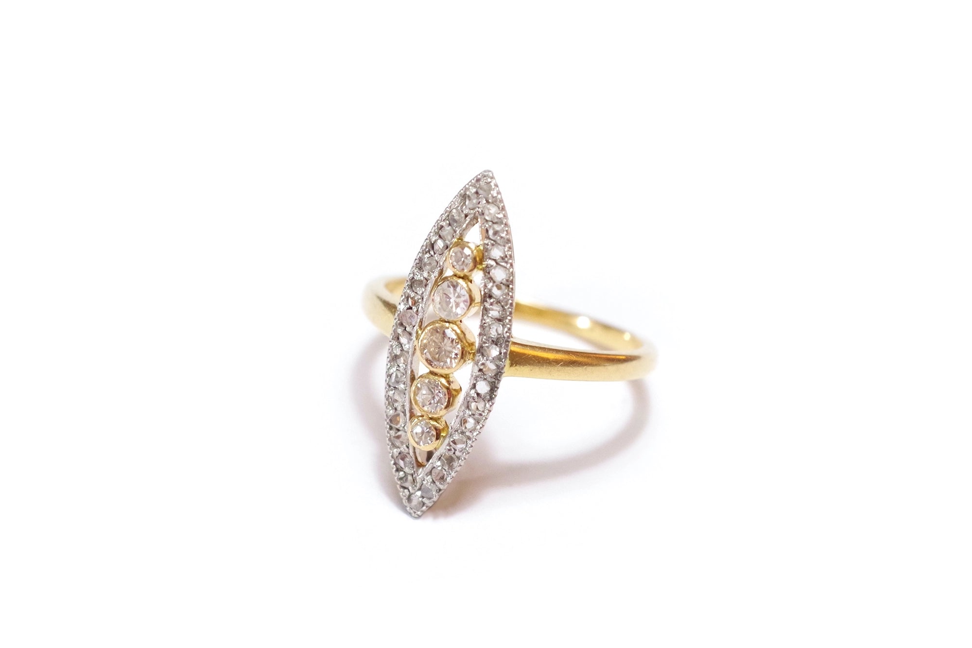 bague marquise diamant