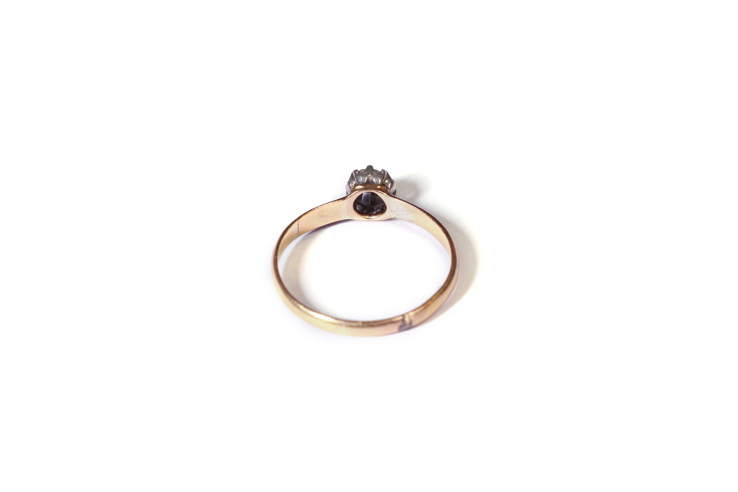 bague solitaire diamant ancienne