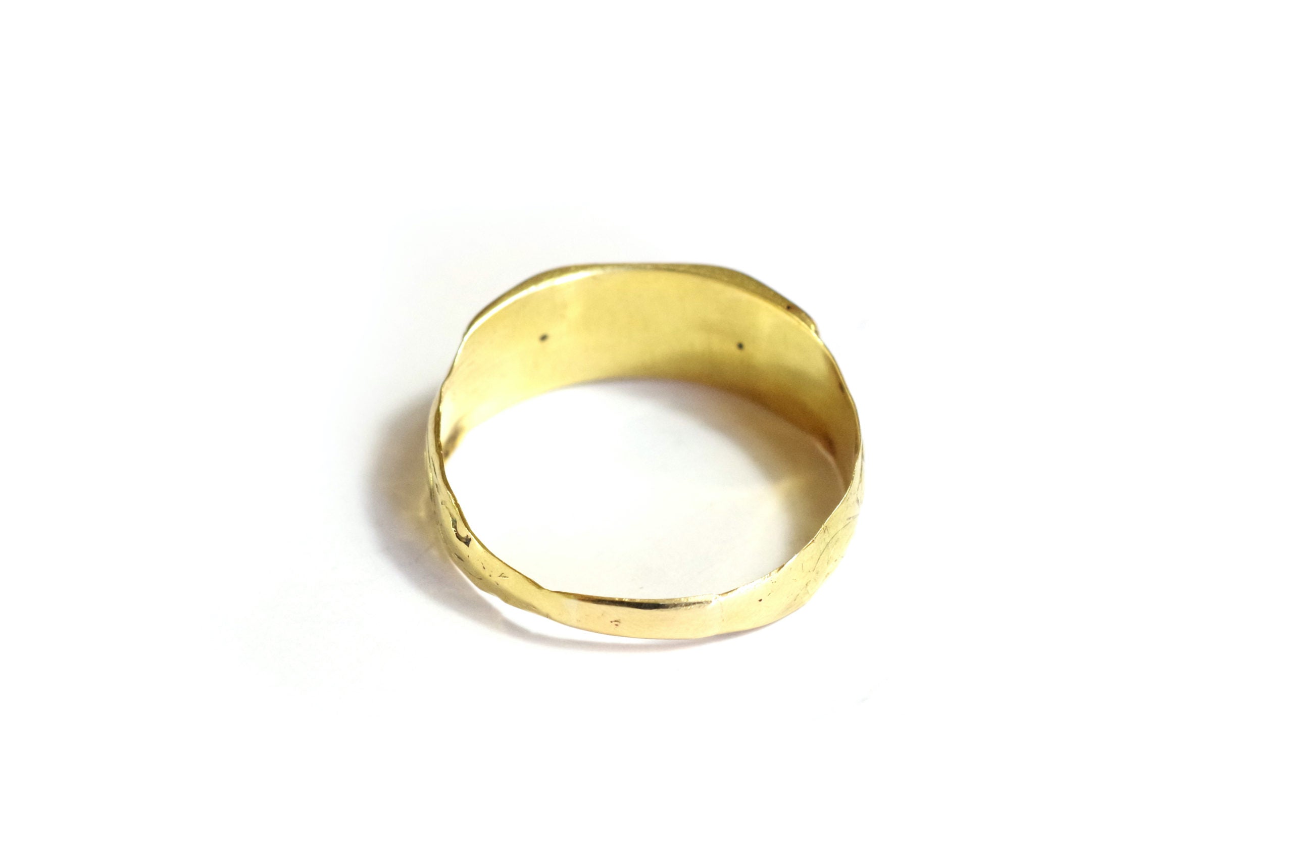 antique band ring in gold