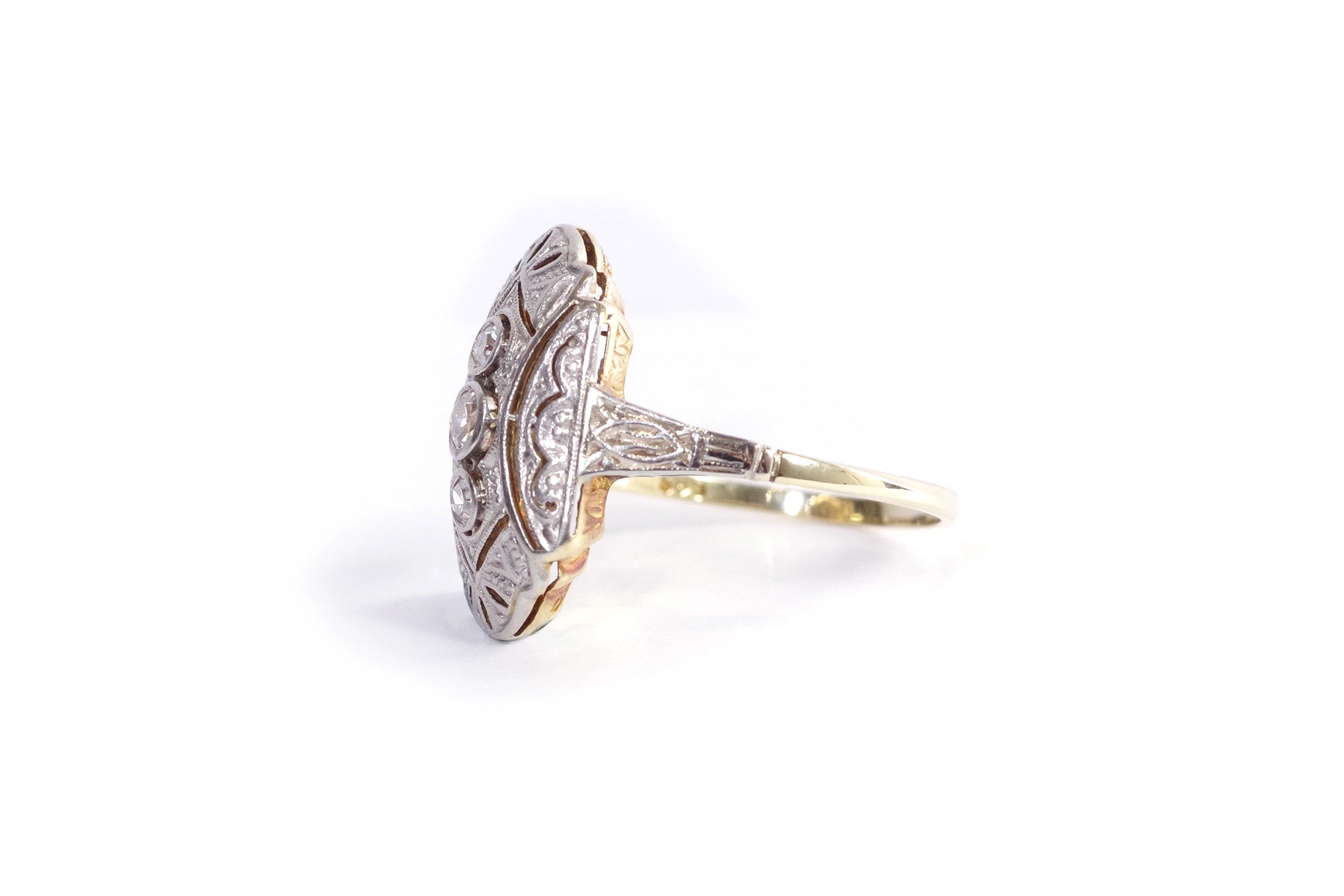 bague diamant art deco