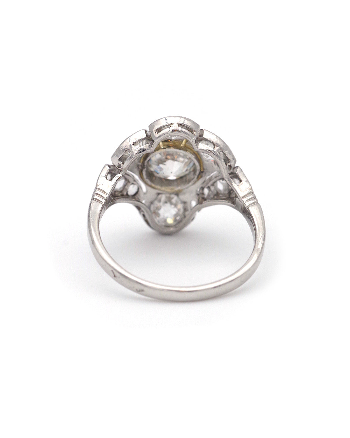 Art deco platinum ring