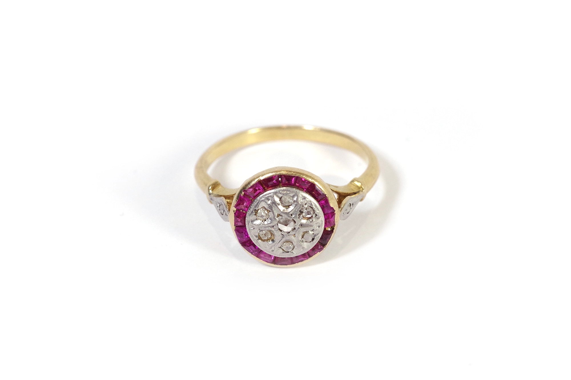 art deco ruby ring