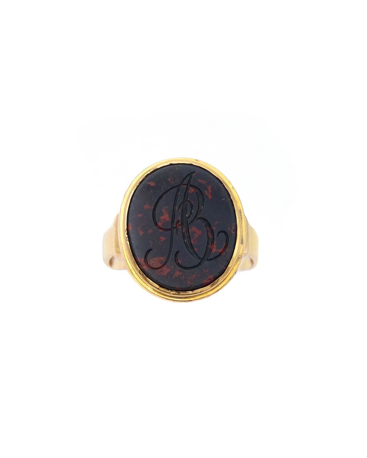 Bloodstone signet ring