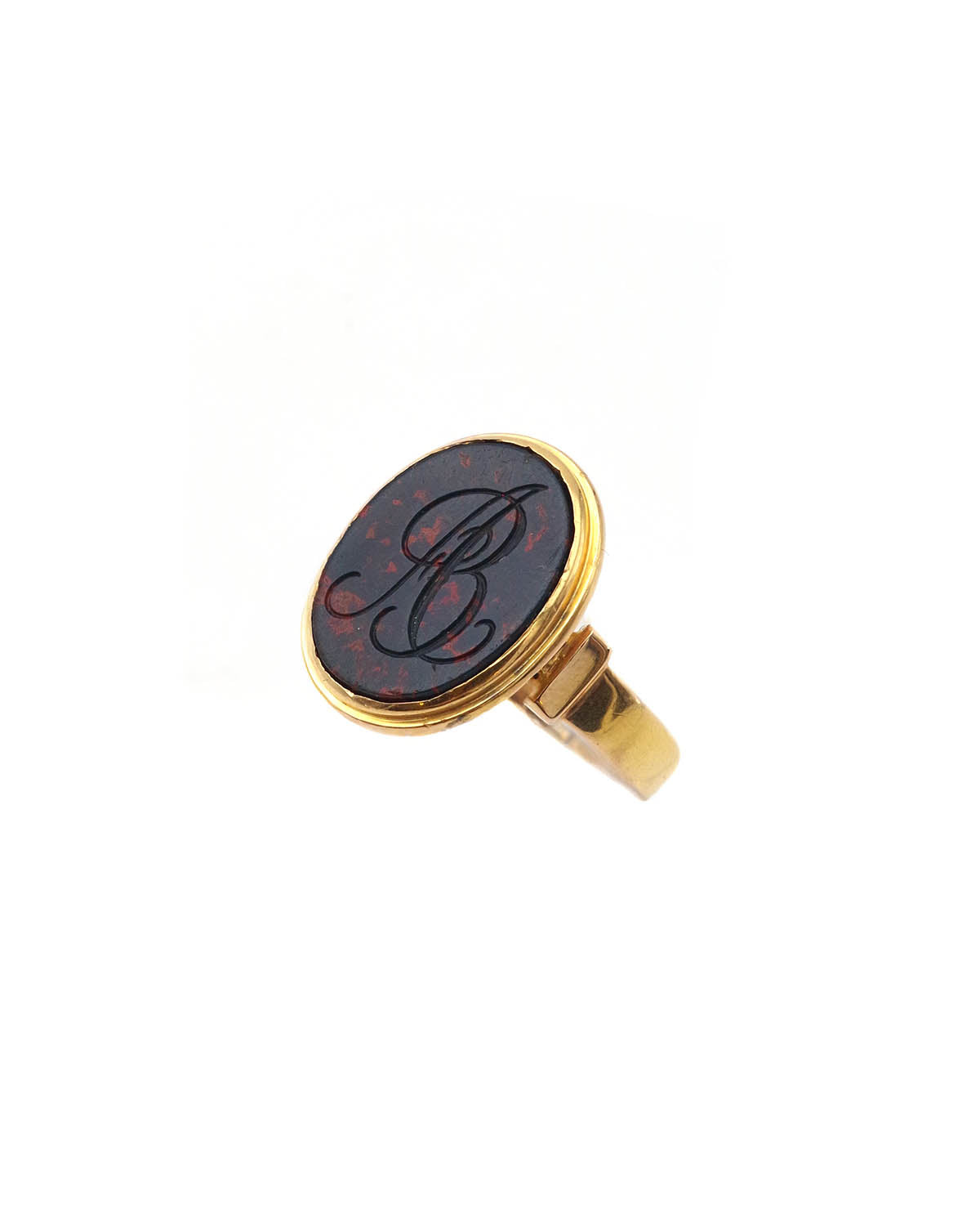 Bloodstone signet ring