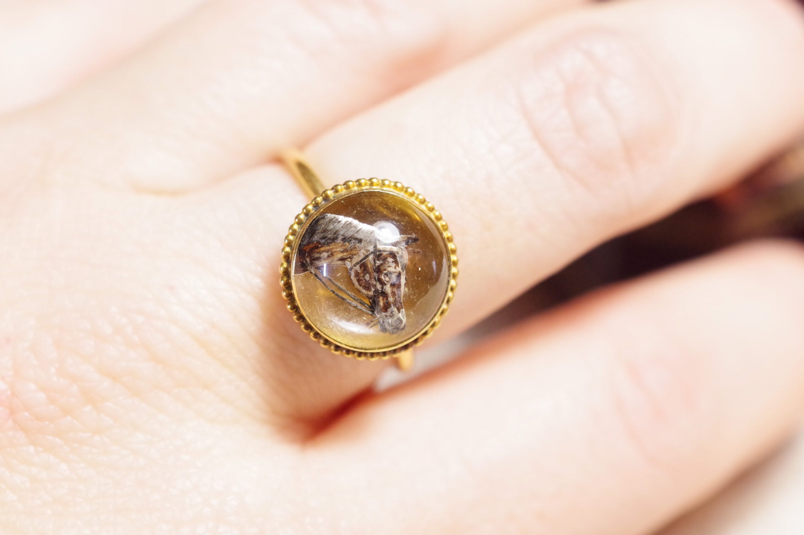 bague cheval en or 18k