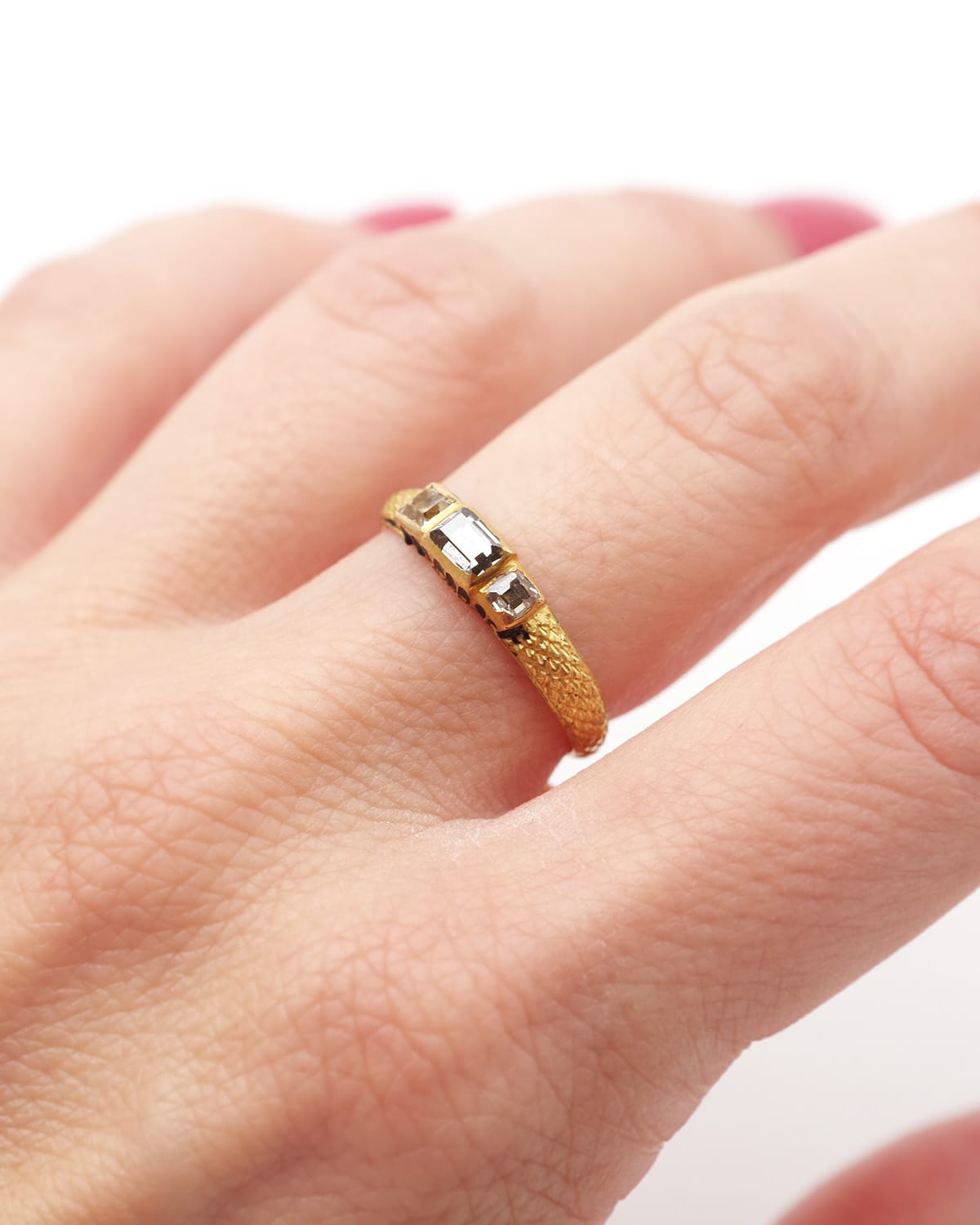 Diamond renaissance ring 