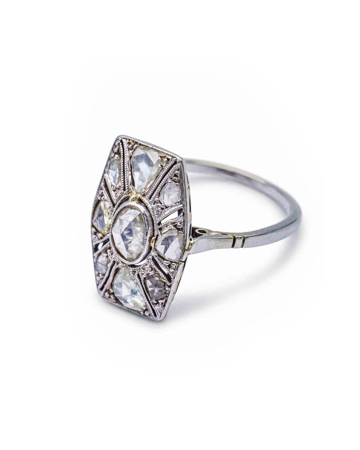 Antique art deco diamond ring
