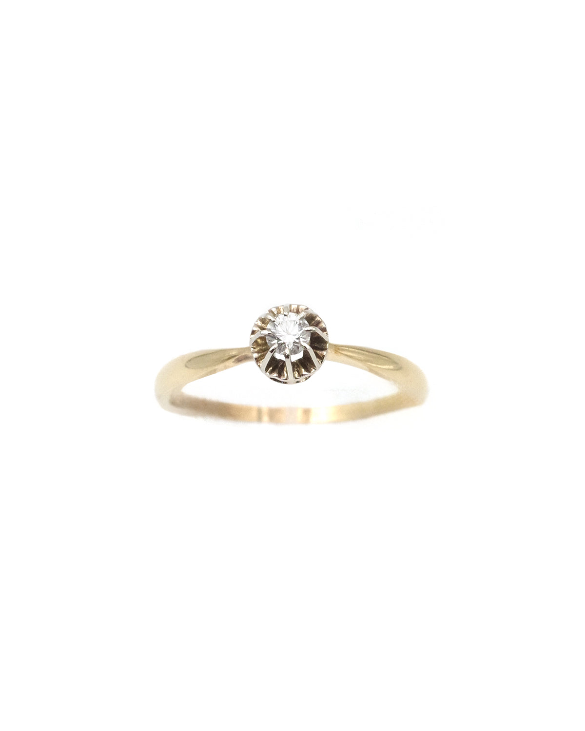 Bague de fiançailles en or