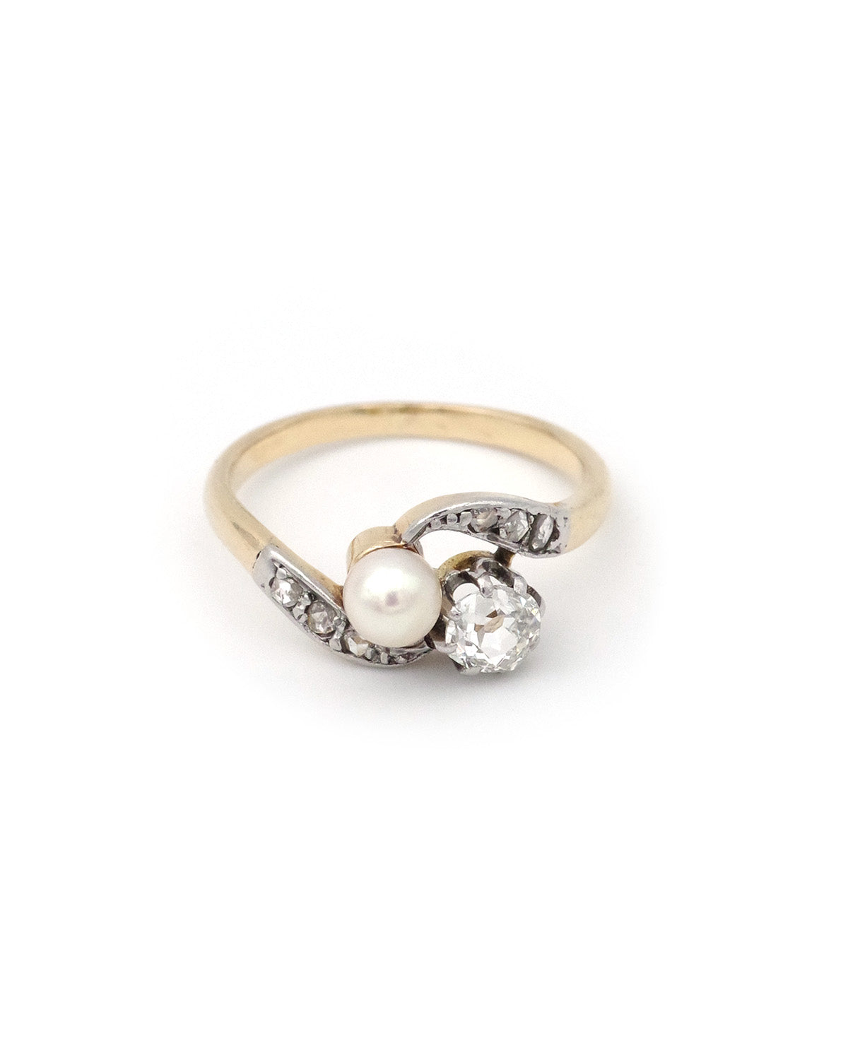 Bague toi moi perle en or