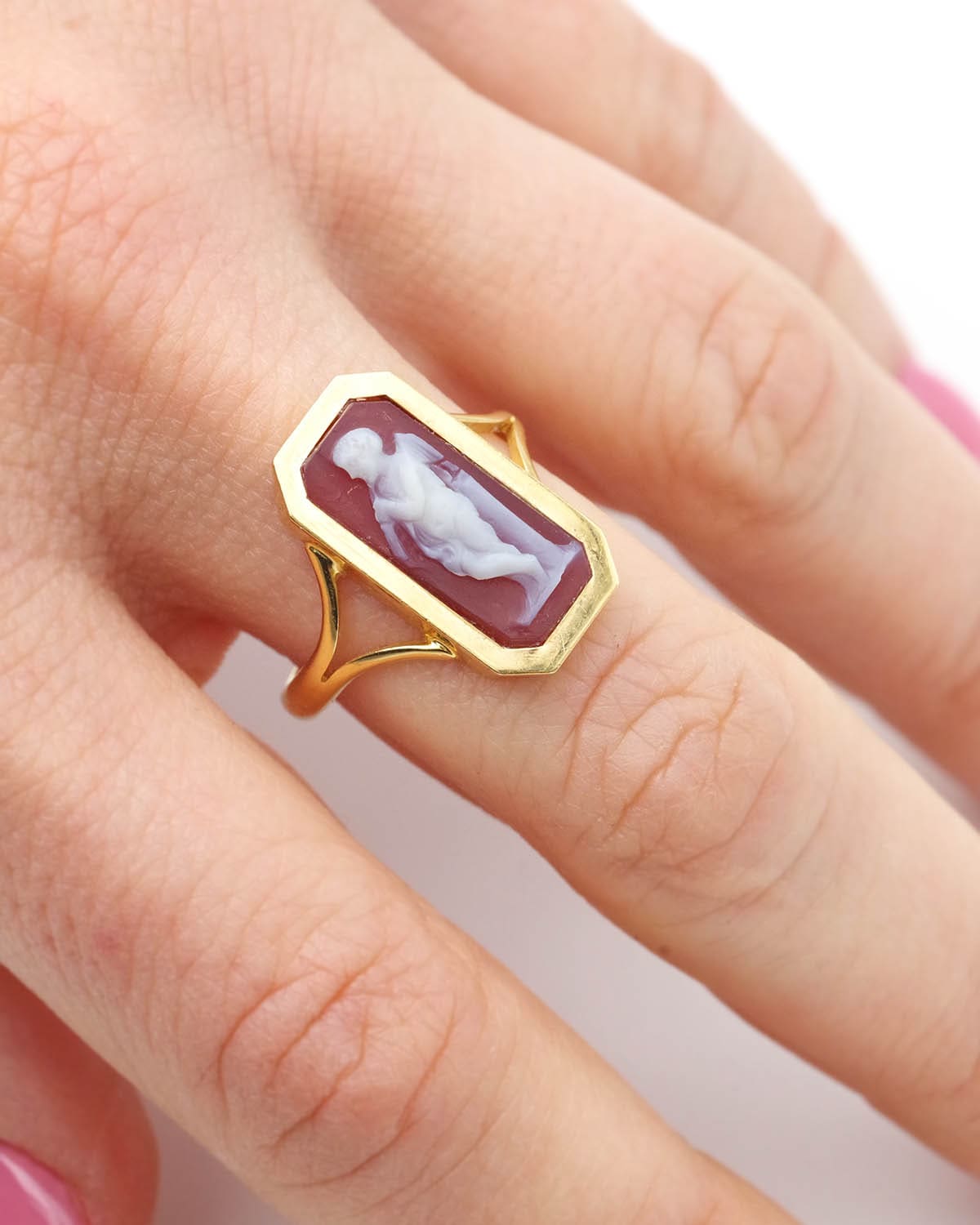 Bague camée Eros