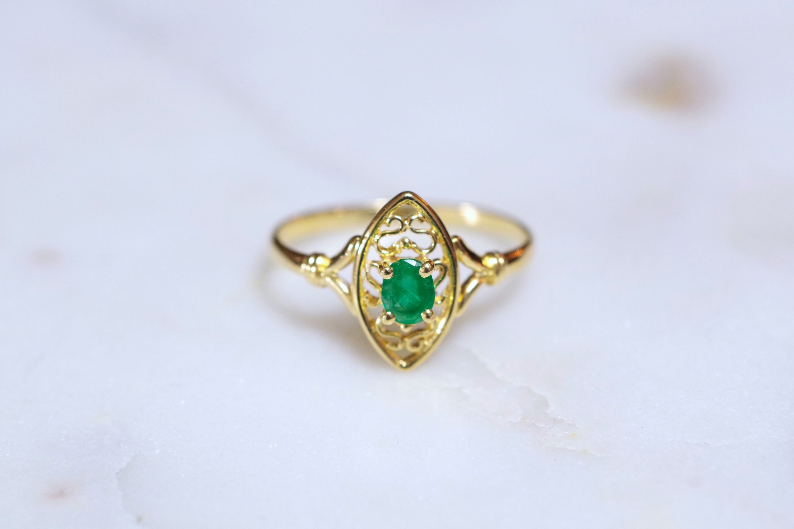 antique emerald ring