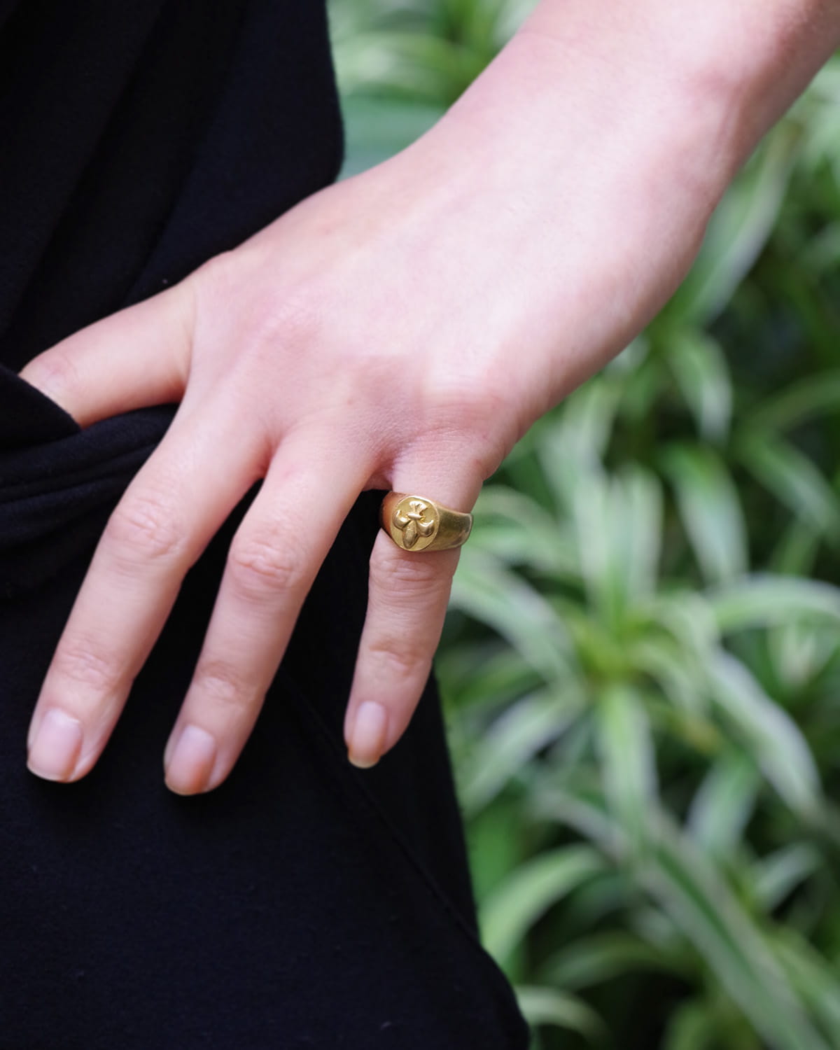 Chevaliere ancienne pour femme