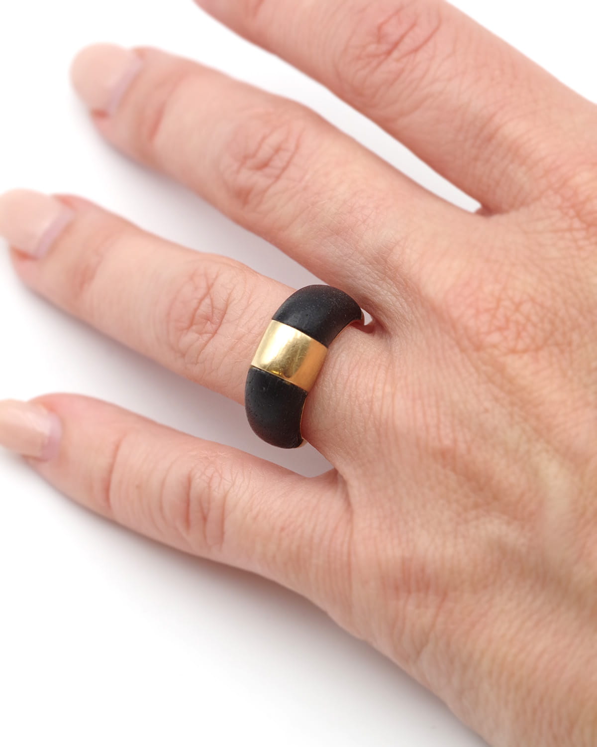 Vintage seventies ring in gold