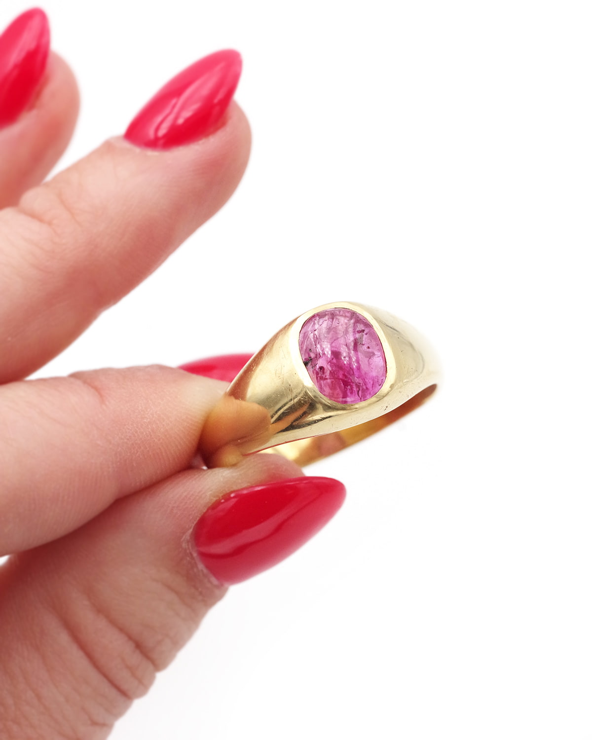 Bague homme jonc en or