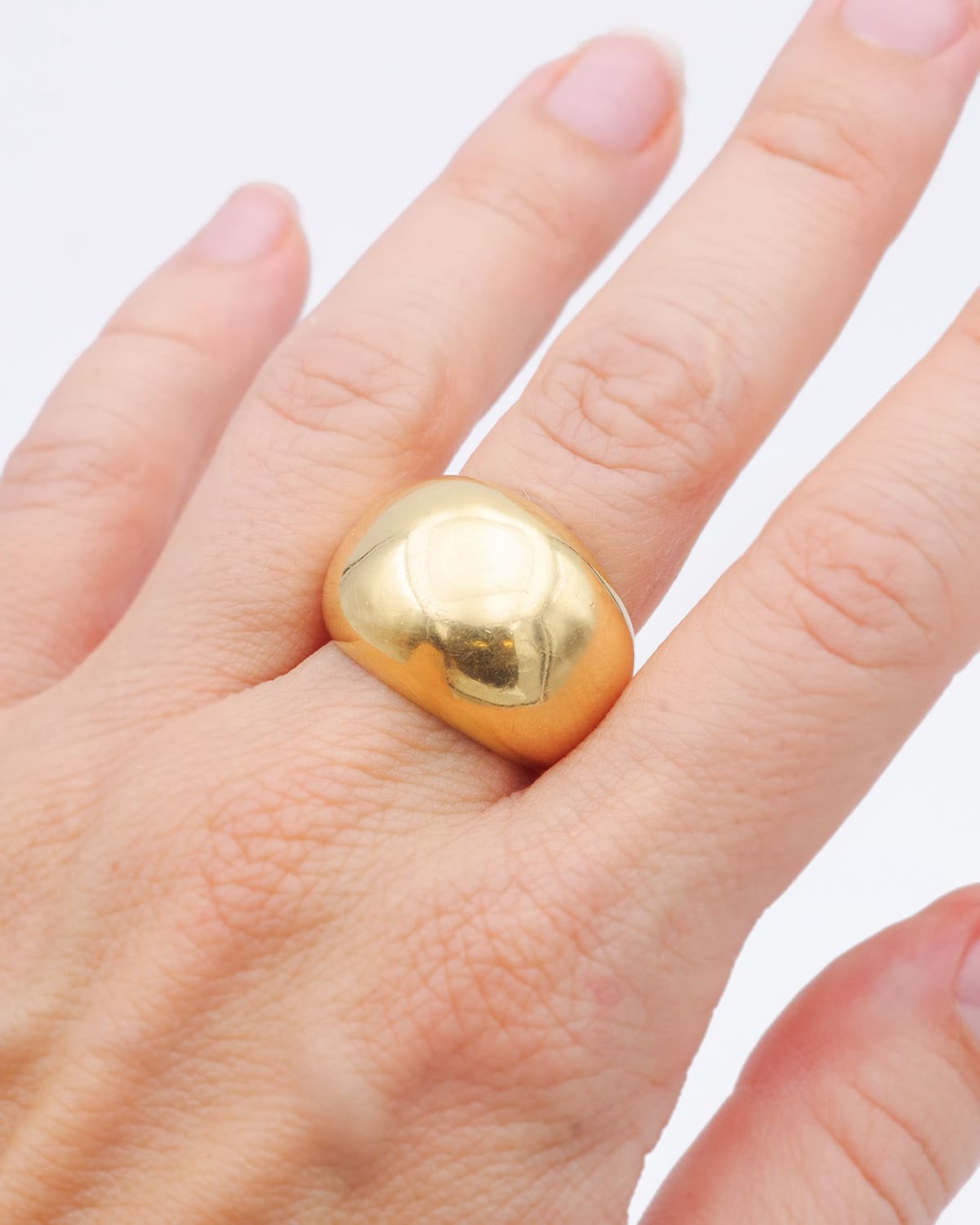 bombee bowl ring in gold