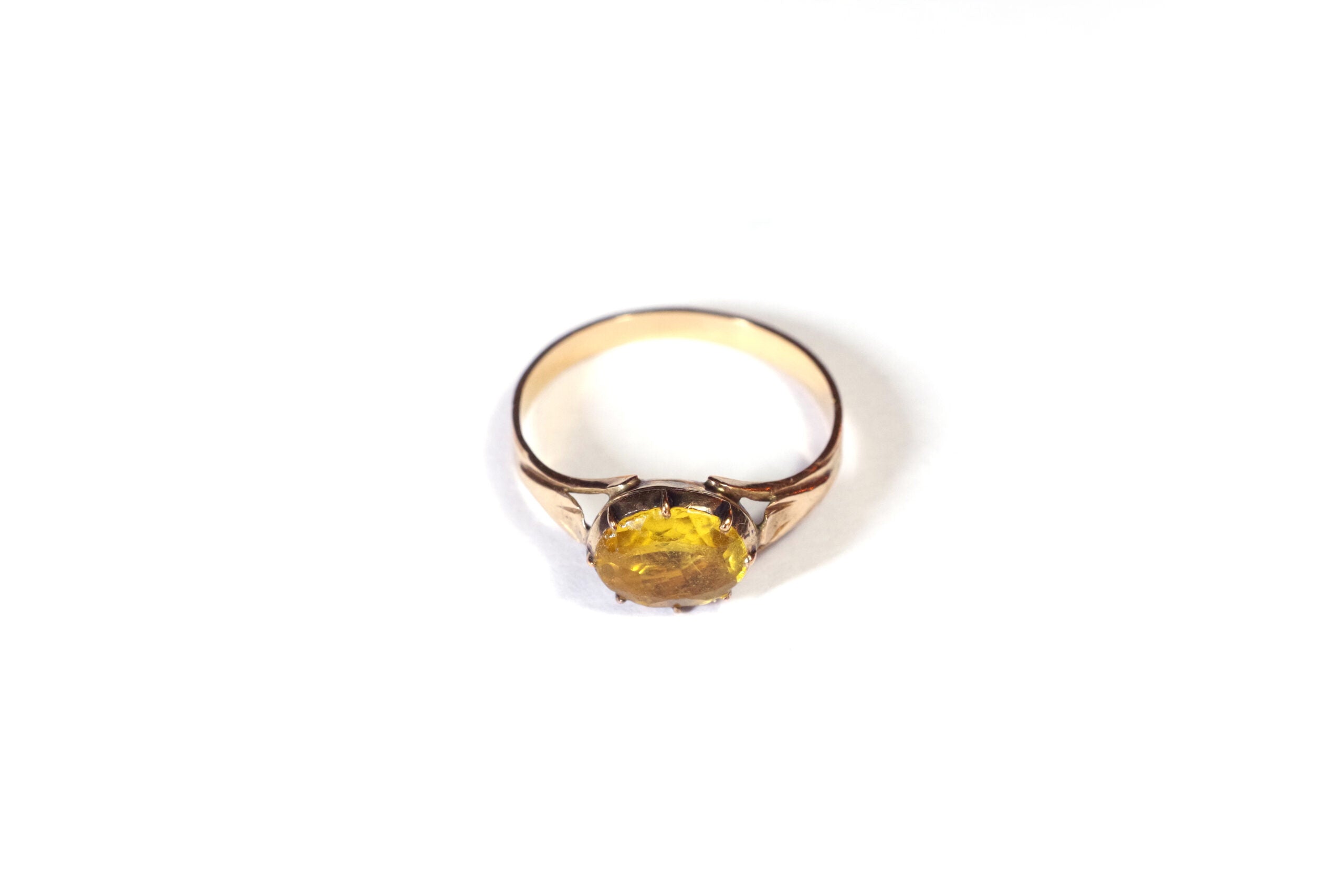 georgian paste ring in gold