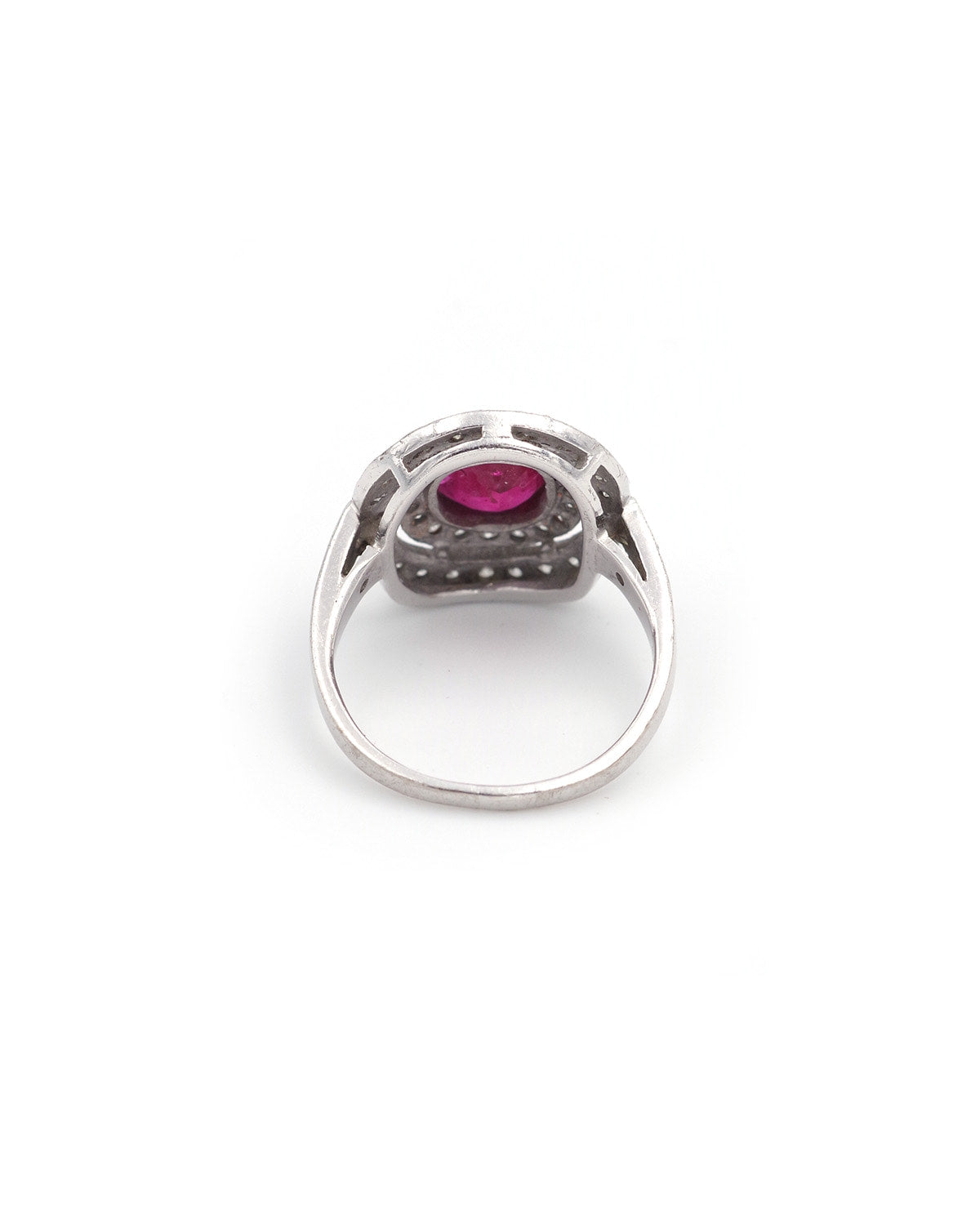 bague vintage rubis et diamants