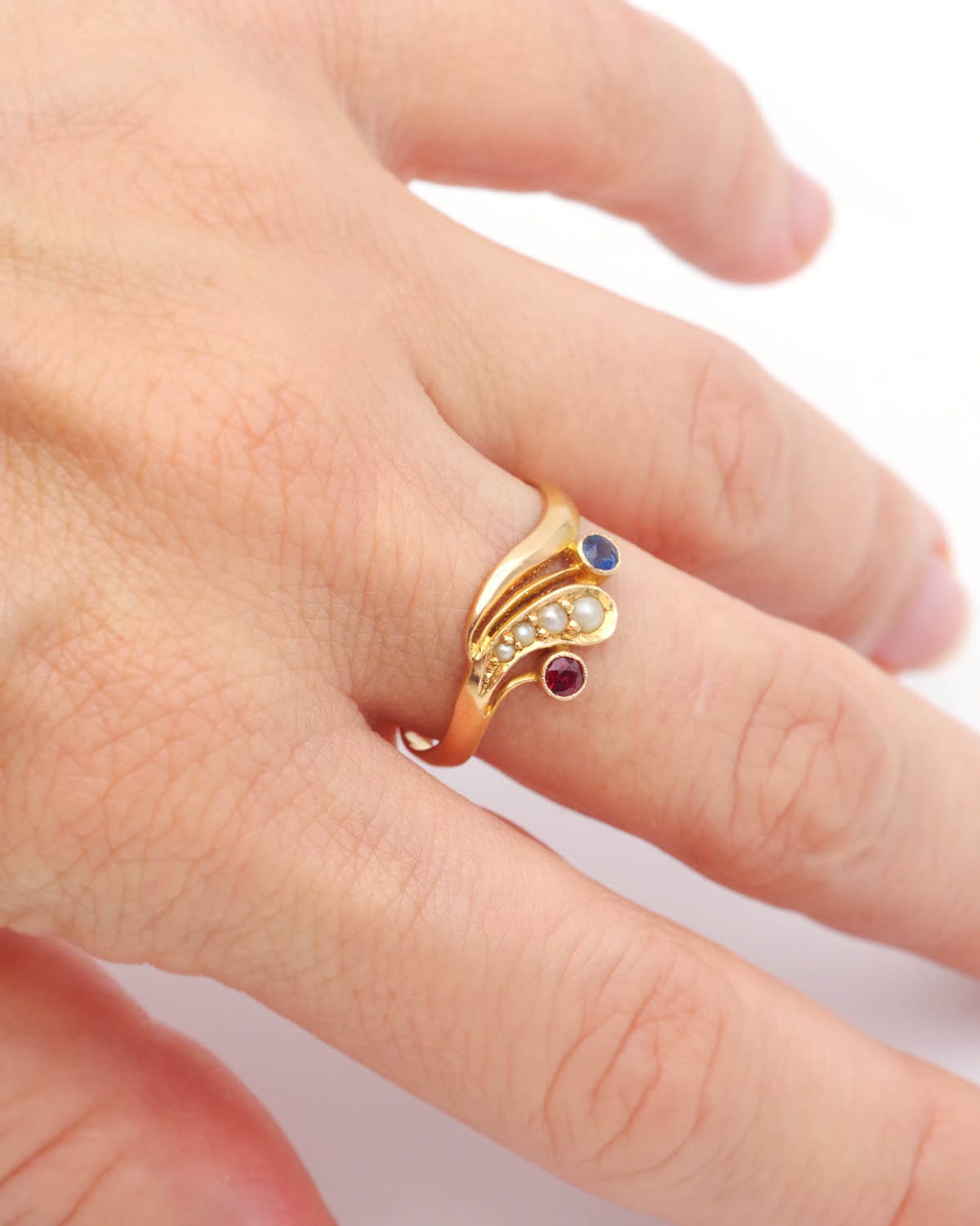 edwardian patriotic ring
