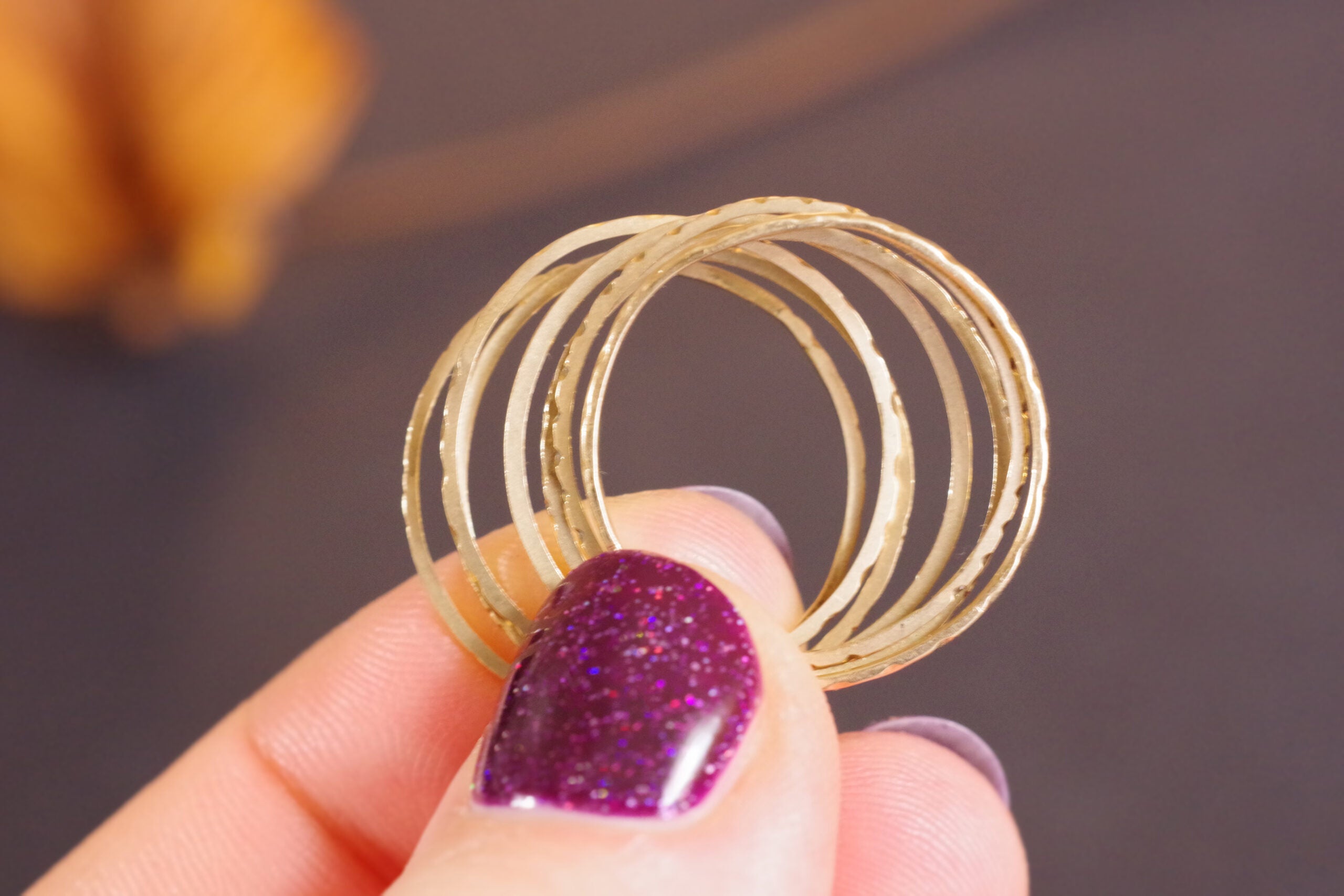 victorian multiples rings in gold