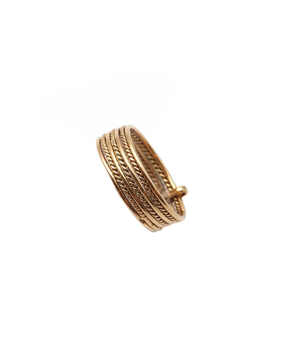 Bague semainier vintage en or