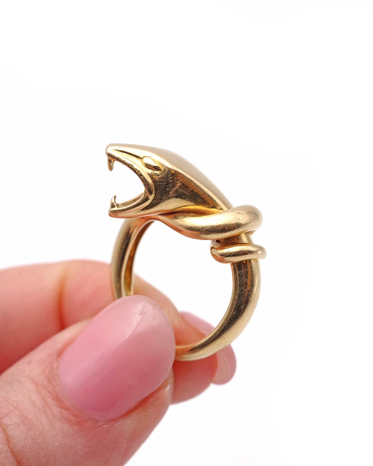 Bague Boucheron serpent modèle trouble