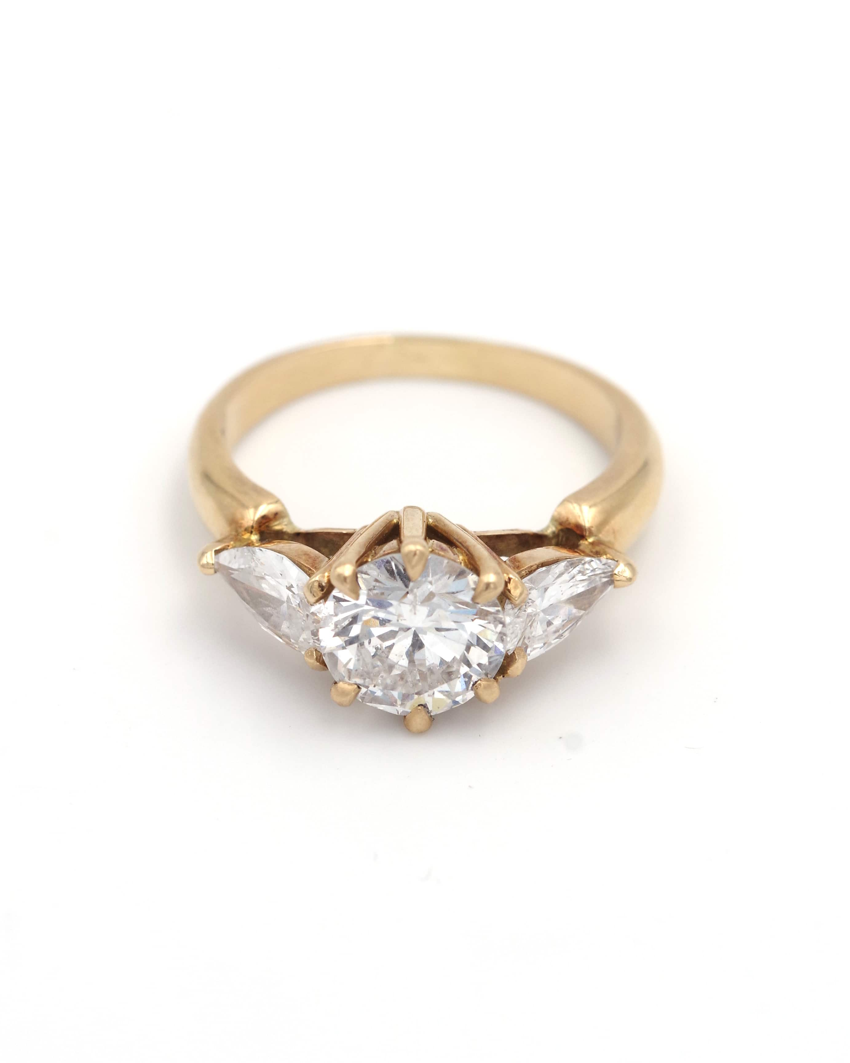 Bague diamants 2.40 ct