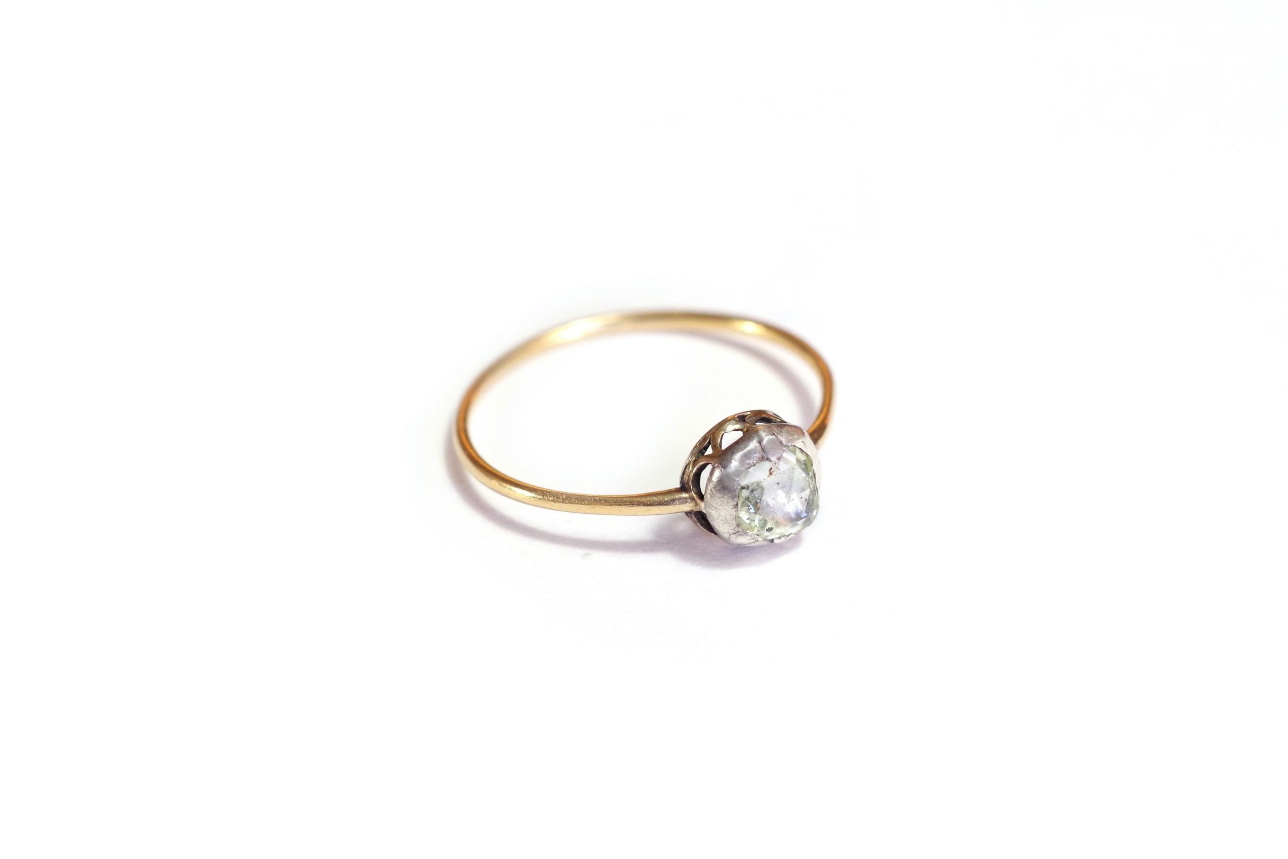 Victorian solitaire diamond ring