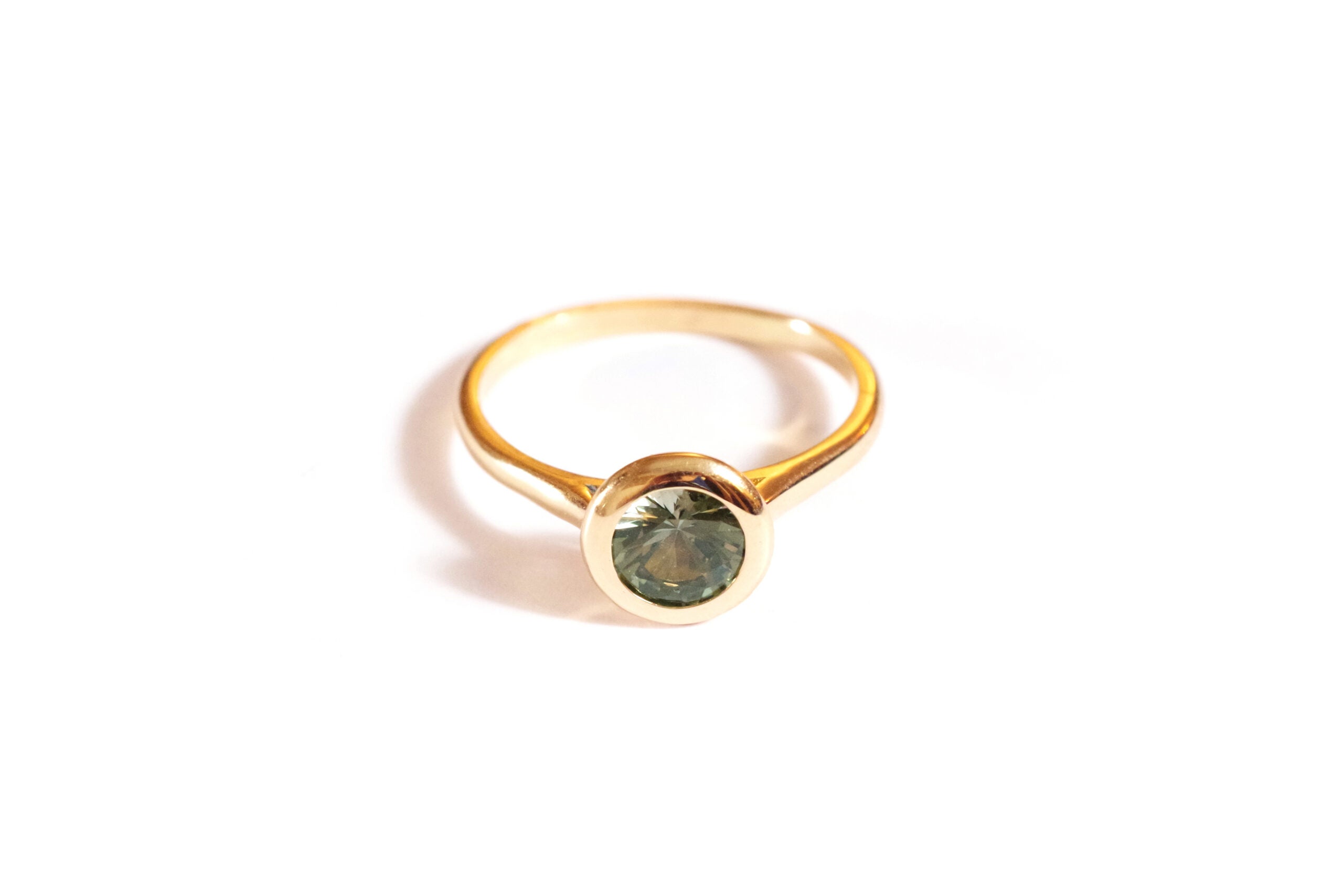 bague saphir vert bijou d'occasion