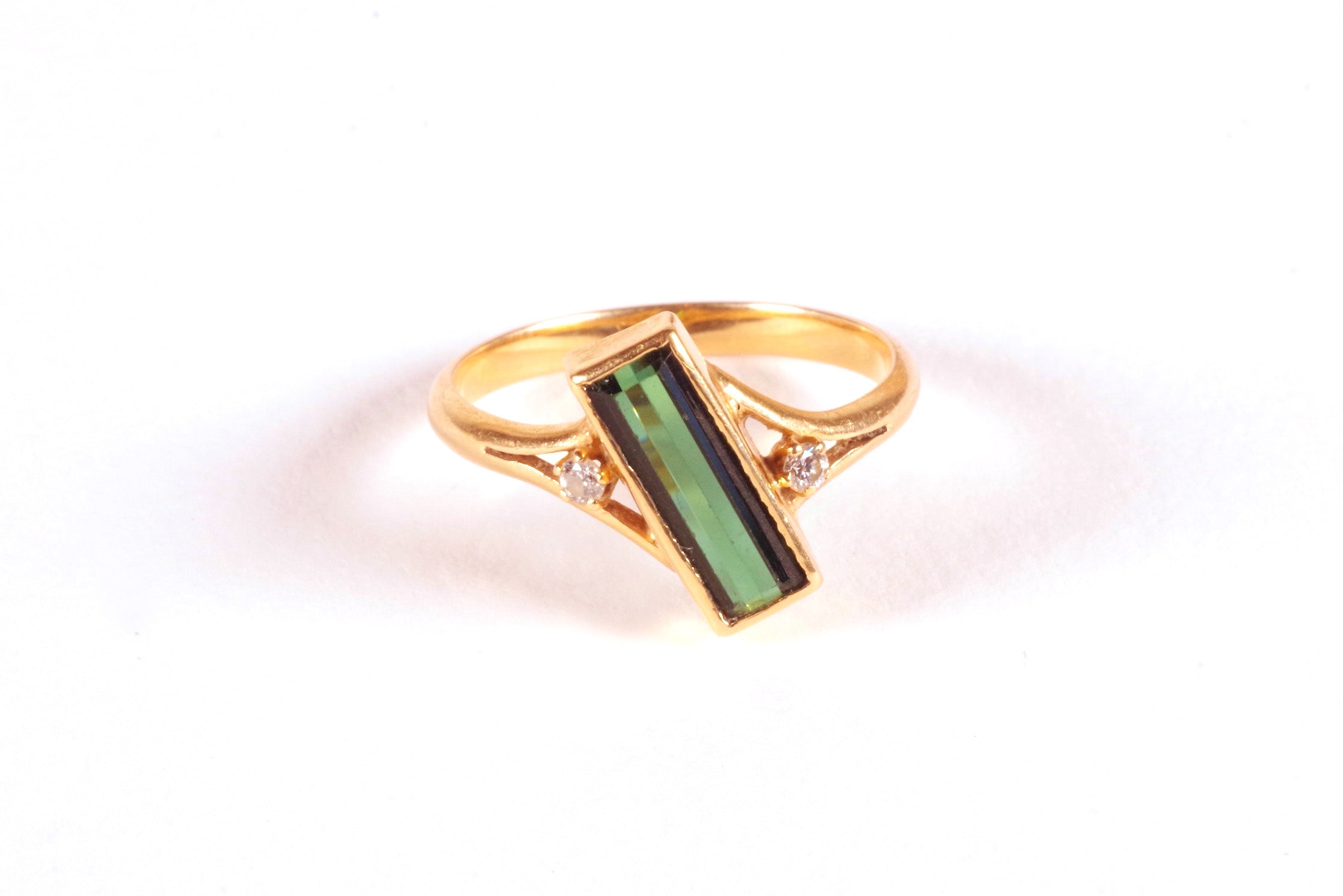 bague vintage tourmaline Maison Mohs