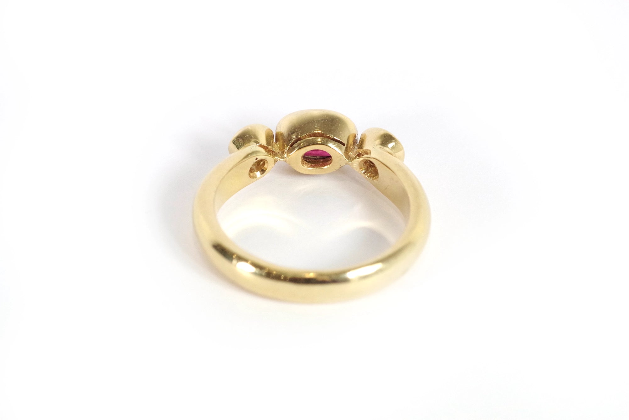 bague vintage rubis et diamants