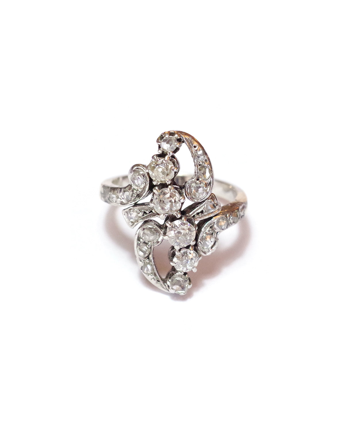 Antique belle epoque diamond ring