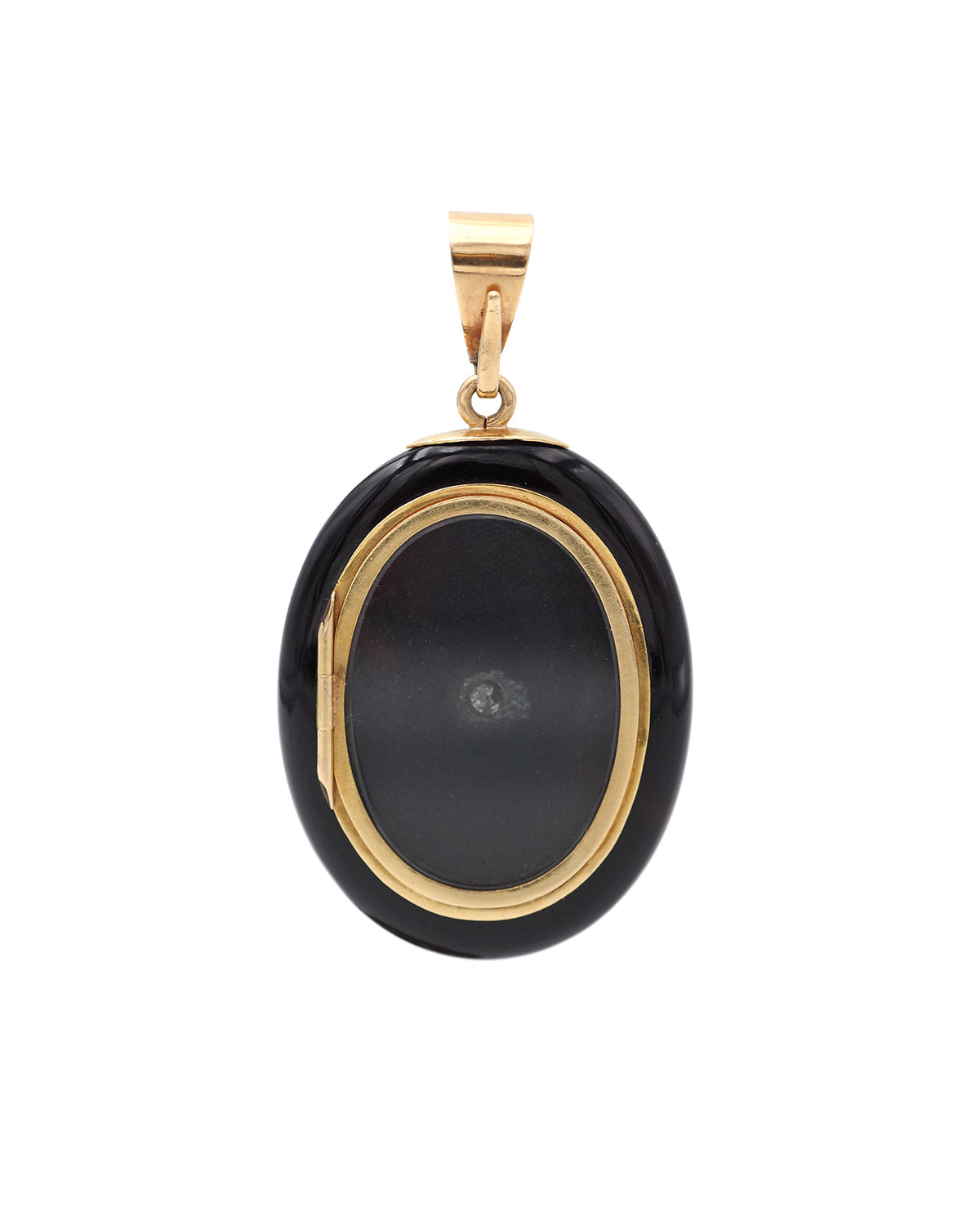 Victorian gold locket pendant