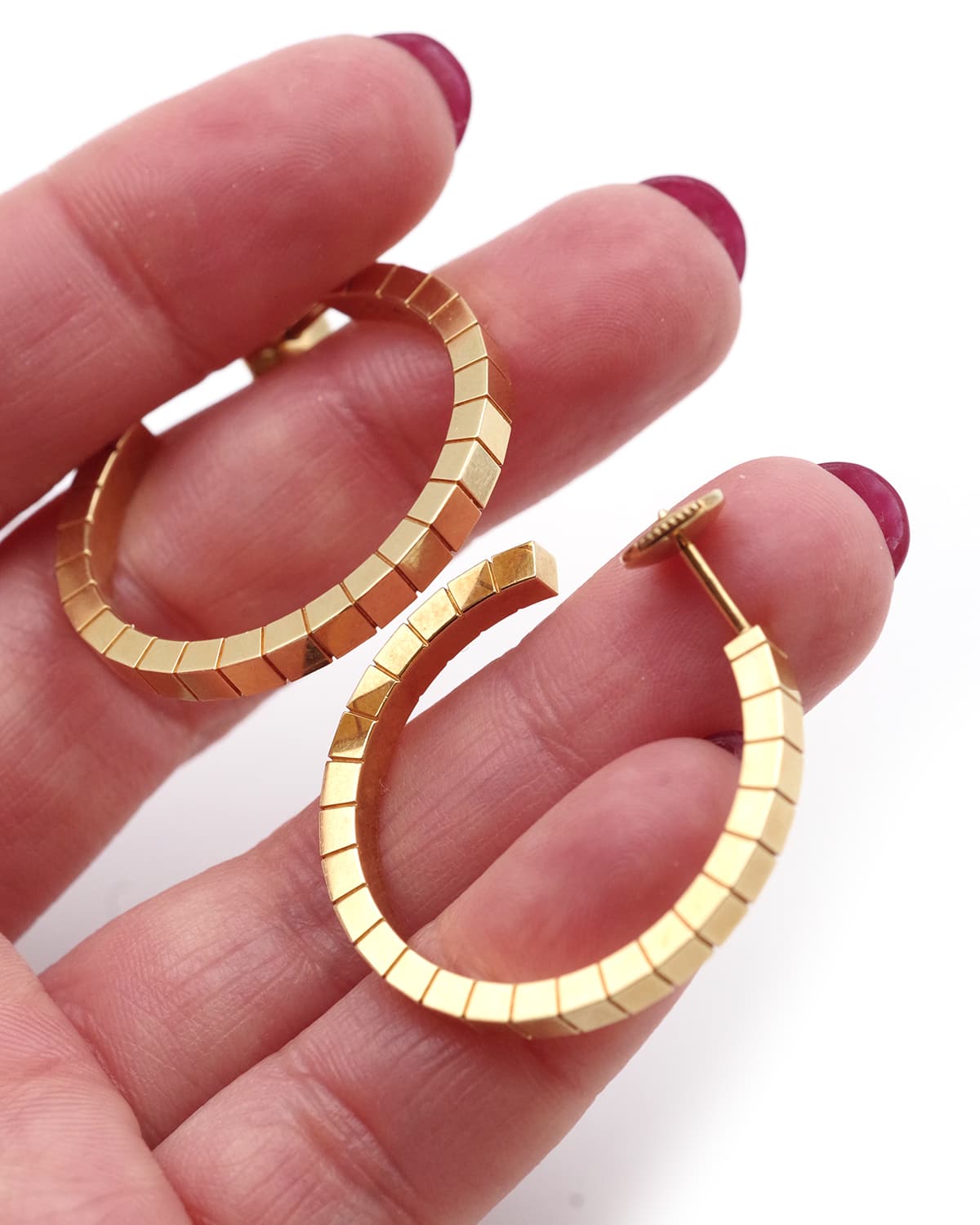 Boucles d'oreille Laniere de Cartier